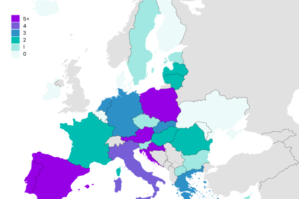 ENERCOM Facility beneficiaries map