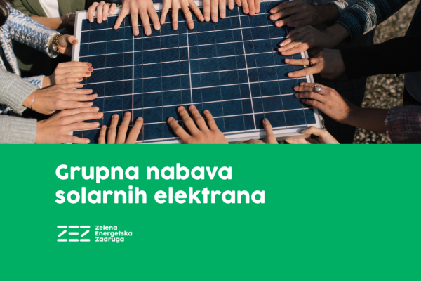 Otvorene prijave za grupnu nabavu solarnih elektrana