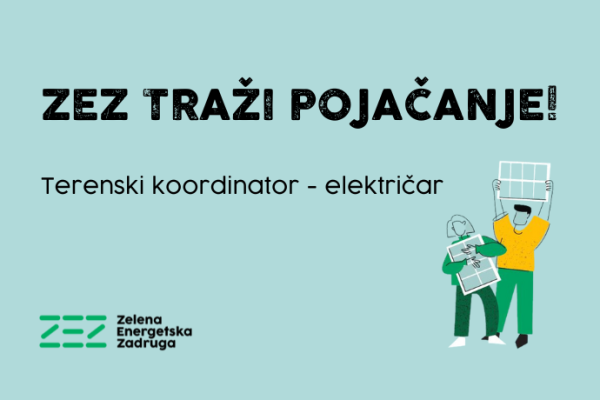 Zapošljavamo - Terenski koordinator električar